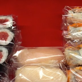 Gluten-free sushi from Wasabi Sushi & Bento